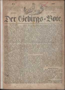 Der Gebirgsbote, 1867, nr 1