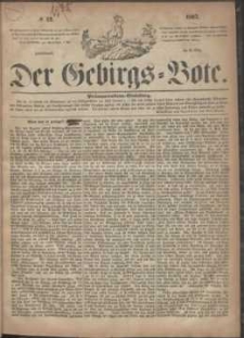 Der Gebirgsbote, 1867, nr 12