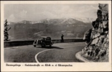 Riesengebirge - Sudetenstrasse m. Blick n. d. Schneegruben [Dokument ikonograficzny]