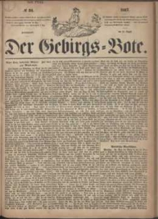Der Gebirgsbote, 1867, nr 34