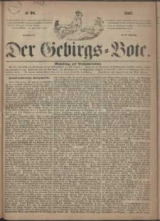 Der Gebirgsbote, 1867, nr 39