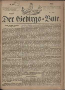 Der Gebirgsbote, 1867, nr 40