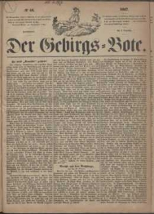 Der Gebirgsbote, 1867, nr 44