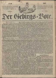 Der Gebirgsbote, 1867, nr 46
