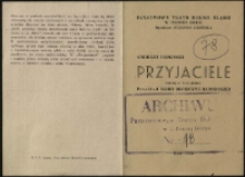 Przyjaciele - program [Dokument życia społecznego]