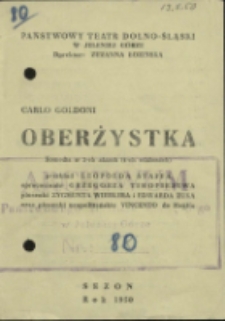 Oberżystka - program [Dokument życia społecznego]