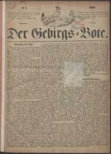 Der Gebirgsbote, 1868, nr 1