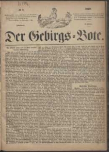 Der Gebirgsbote, 1868, nr 7