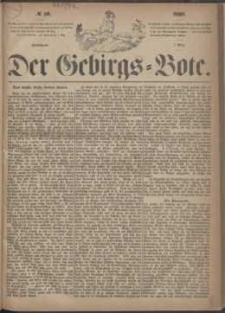 Der Gebirgsbote, 1868, nr 10