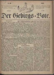 Der Gebirgsbote, 1868, nr 16