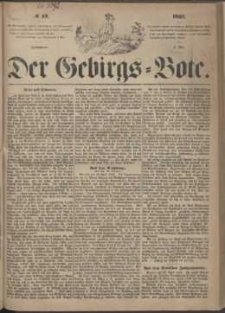 Der Gebirgsbote, 1868, nr 18