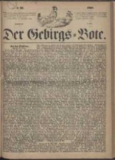 Der Gebirgsbote, 1868, nr 23