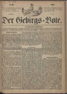 Der Gebirgsbote, 1868, nr 26