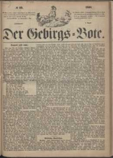 Der Gebirgsbote, 1868, nr 32