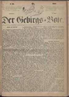 Der Gebirgsbote, 1868, nr 34