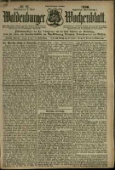 Waldenburger Wochenblatt, Jg. 46, 1900, nr 27