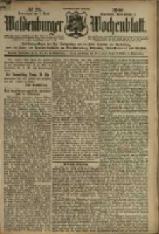 Waldenburger Wochenblatt, Jg. 46, 1900, nr 28