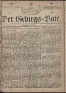 Der Gebirgsbote, 1868, nr 38