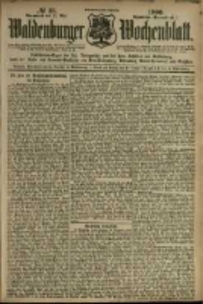 Waldenburger Wochenblatt, Jg. 46, 1900, nr 38