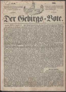 Der Gebirgsbote, 1868, nr 48