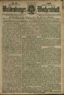 Waldenburger Wochenblatt, Jg. 46, 1900, nr 45