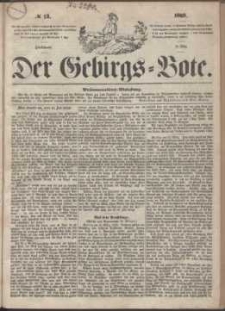 Der Gebirgsbote, 1869, nr 12
