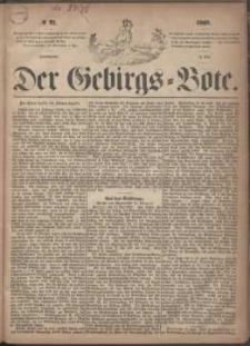 Der Gebirgsbote, 1869, nr 21