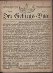 Der Gebirgsbote, 1869, nr 22