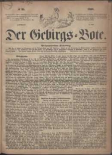 Der Gebirgsbote, 1869, nr 25