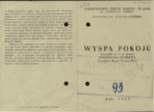 Wyspa pokoju - program [Dokument życia społecznego]