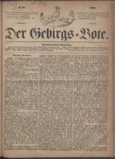 Der Gebirgsbote, 1869, nr 38