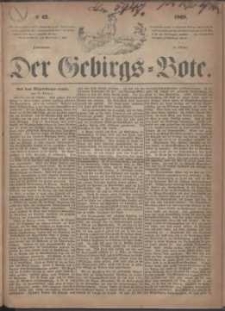 Der Gebirgsbote, 1869, nr 42