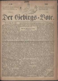 Der Gebirgsbote, 1869, nr 46