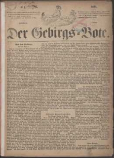 Der Gebirgsbote, 1871, nr 1