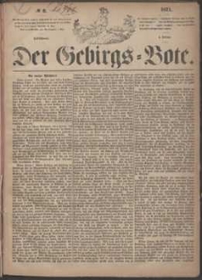 Der Gebirgsbote, 1871, nr 6