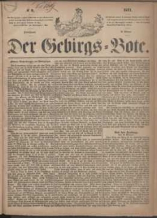 Der Gebirgsbote, 1871, nr 9