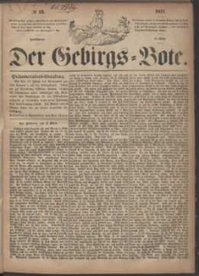 Der Gebirgsbote, 1871, nr 12