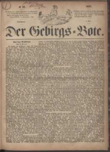 Der Gebirgsbote, 1871, nr 19