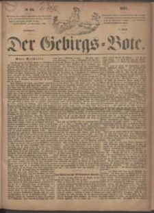 Der Gebirgsbote, 1871, nr 34