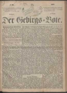 Der Gebirgsbote, 1871, nr 38
