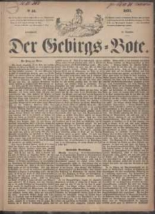 Der Gebirgsbote, 1871, nr 51