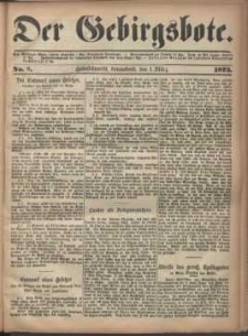 Der Gebirgsbote, 1873, nr 9