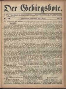 Der Gebirgsbote, 1873, nr 10