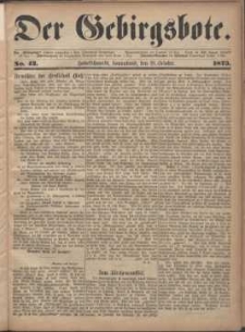 Der Gebirgsbote, 1873, nr 42