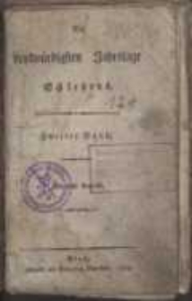 Die denkwürdigsten Jahrestage Schlesiens : Zweiter Band