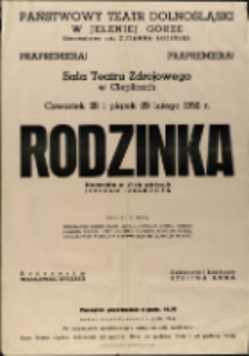 Rodzinka - afisz premierowy [Dokument życia społecznego]