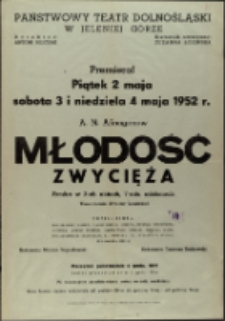 Młodość zwycięża - afisz premierowy [Dokument życia społecznego]