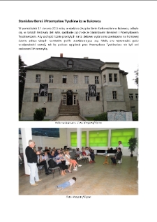 Stanisław Bereś i Przemysław Tyszkiewicz w Bukowcu [Dokument elektroniczny]