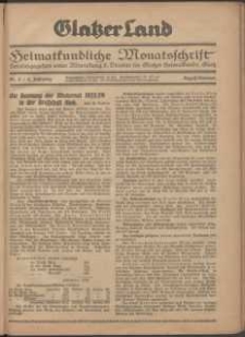 Glatzer Land, 1924, nr 8
