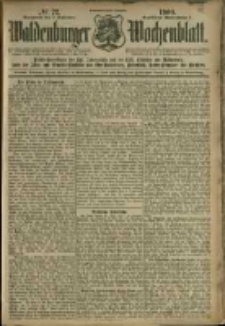 Waldenburger Wochenblatt, Jg. 46, 1900, nr 72